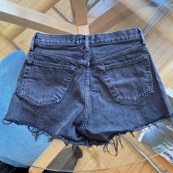 Agolde Parker Denim Short Size 24 - Picture 2 of 4